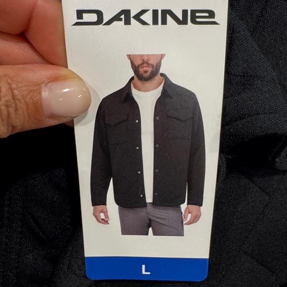 Dakine Black Quilted Lightweight Shirt Jacket - Picture 2 of 11